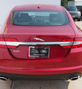 jaguar xf 2012 red sedan gasoline 8 cylinders rear wheel drive 6 speed automatic 77090