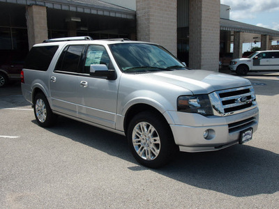 ford expedition el 2012 silver suv limited flex fuel 8 cylinders 2 wheel drive automatic 77375