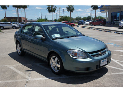 chevrolet cobalt 2009 green sedan lt gasoline 4 cylinders front wheel drive automatic 77566