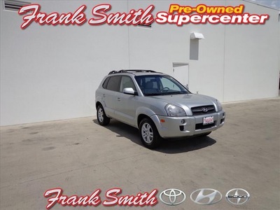 hyundai tucson 2007 silver suv limited gasoline 6 cylinders front wheel drive automatic 78577