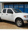 nissan frontier 2007 white se gasoline 6 cylinders rear wheel drive automatic with overdrive 77034