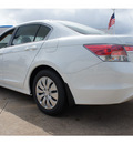 honda accord 2012 white sedan lx gasoline 4 cylinders front wheel drive automatic 77034