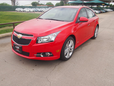 chevrolet cruze 2012 victry red sedan ltz gasoline 4 cylinders front wheel drive not specified 76051