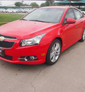 chevrolet cruze 2012 victry red sedan ltz gasoline 4 cylinders front wheel drive not specified 76051