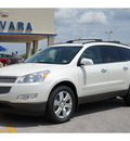 chevrolet traverse 2012 white ltz gasoline 6 cylinders front wheel drive 6 speed automatic 78224