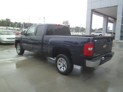 chevrolet silverado 1500 2010 dk  blue pickup truck lt flex fuel 8 cylinders 2 wheel drive automatic 75503