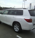toyota highlander 2010 white suv se gasoline 6 cylinders front wheel drive automatic 75503