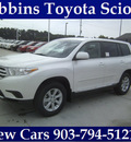 toyota highlander 2012 white suv gasoline 4 cylinders front wheel drive automatic 75569