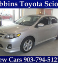 toyota corolla 2012 silver sedan s gasoline 4 cylinders front wheel drive automatic 75569