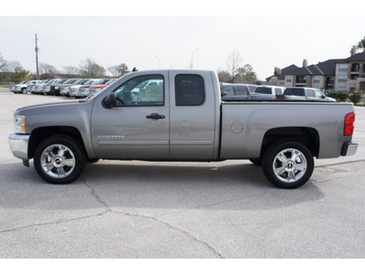 chevrolet silverado 1500 2012 gray pickup truck lt flex fuel 8 cylinders 2 wheel drive 6 spd auto,elec cntlled a 77090