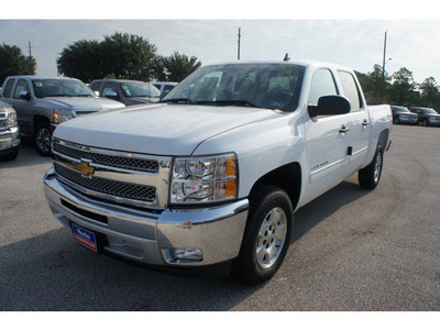 chevrolet silverado 1500 2012 white flex fuel 8 cylinders 2 wheel drive 6 spd auto,elec cntlled a 77090