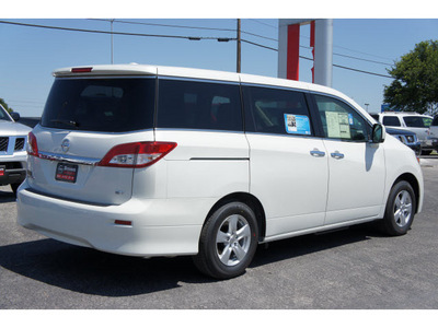 nissan quest 2012 white van 3 5 sv gasoline 6 cylinders front wheel drive automatic 78840