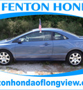 honda civic 2009 blue coupe lx gasoline 4 cylinders front wheel drive automatic 75606