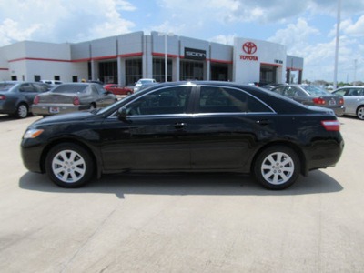 toyota camry 2009 black sedan xle v6 gasoline 6 cylinders front wheel drive shiftable automatic 77469