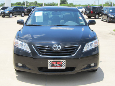 toyota camry 2009 black sedan xle v6 gasoline 6 cylinders front wheel drive shiftable automatic 77469