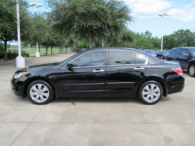 honda accord 2010 black sedan ex l v6 gasoline 6 cylinders front wheel drive automatic with overdrive 77074