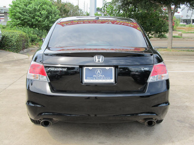honda accord 2010 black sedan ex l v6 gasoline 6 cylinders front wheel drive automatic with overdrive 77074