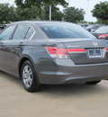 honda accord 2012 dk  gray sedan lx p gasoline 4 cylinders front wheel drive automatic with overdrive 77074