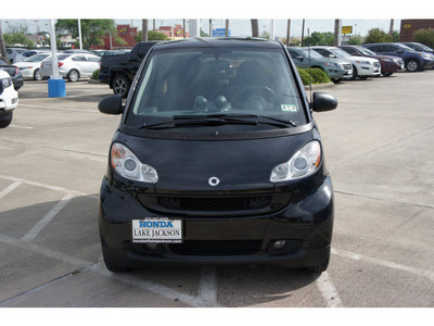 smart fortwo 2008 black coupe pure gasoline 3 cylinders rear wheel drive automatic 77566