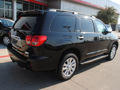 toyota sequoia 2012 black suv platinum flex fuel 8 cylinders 4 wheel drive 6 speed automatic 76053