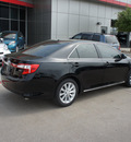 toyota camry 2012 black sedan xle gasoline 6 cylinders front wheel drive 6 speed automatic 76053