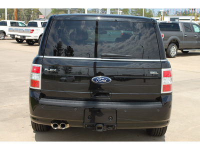 ford flex 2012 black sel gasoline 6 cylinders front wheel drive automatic with overdrive 77539