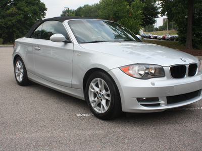 bmw 1 series 2008 silver 128i gasoline 6 cylinders rear wheel drive automatic 27616