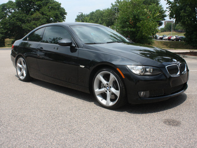 bmw 3 series 2009 black coupe 335i gasoline 6 cylinders rear wheel drive 6 speed manual 27616