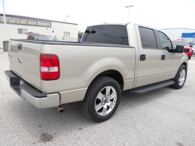 ford f 150 2008 gold xlt flex fuel 8 cylinders 2 wheel drive 4 speed automatic 77388