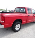 dodge ram pickup 1500 2005 red pickup truck slt gasoline 8 cylinders rear wheel drive automatic 77388