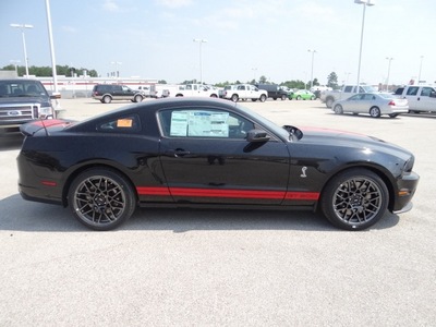 ford shelby gt500 2013 black coupe cobra gasoline 8 cylinders rear wheel drive 6 speed manual 77388
