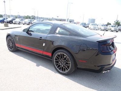 ford shelby gt500 2013 black coupe cobra gasoline 8 cylinders rear wheel drive 6 speed manual 77388