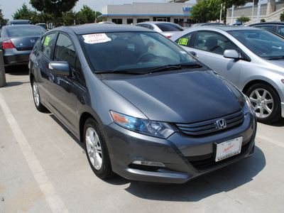 honda insight 2010 dk  gray hatchback ex 4 cylinders automatic 75034