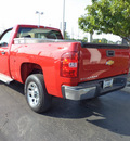 chevrolet silverado 1500 2009 red work truck gasoline 6 cylinders 2 wheel drive automatic 45036