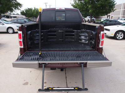 ford f 150 2010 dk  red king ranch 8 cylinders automatic 76011
