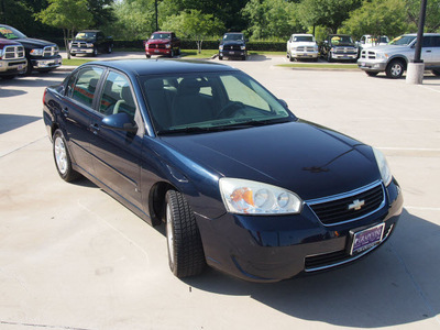 chevrolet malibu 2007 blue sedan lt gasoline 6 cylinders front wheel drive automatic 76051