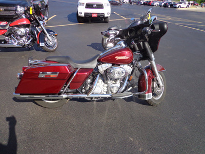 harley davidson flht 2008 red electra glide 2 cylinders 6 speed 45342