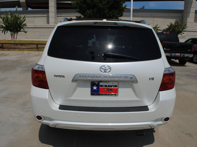 toyota highlander 2009 white suv limited 6 cylinders automatic 75034