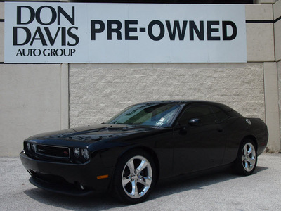 dodge challenger 2012 black coupe r t gasoline 8 cylinders rear wheel drive automatic 76011