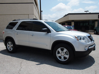 gmc acadia 2010 silver suv sle gasoline 6 cylinders front wheel drive automatic 76011