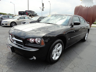 dodge charger 2010 black sedan sxt gasoline 6 cylinders rear wheel drive automatic with overdrive 60443