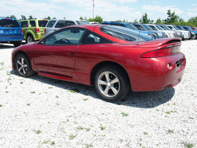 mitsubishi eclipse 1997 red hatchback gs gasoline 4 cylinders front wheel drive automatic 46168
