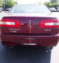 lincoln mkz 2007 dk  red sedan gasoline 6 cylinders front wheel drive 6 speed automatic 46168