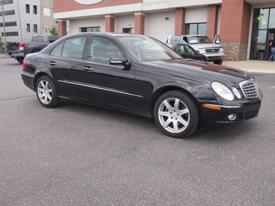 mercedes benz e class 2007 black sedan e350 gasoline 6 cylinders rear wheel drive shiftable automatic 46168