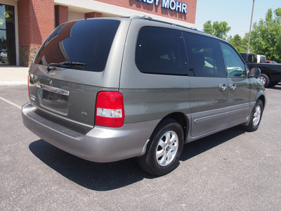 kia sedona 2005 green van ex gasoline 6 cylinders front wheel drive 5 speed automatic 46168