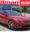 infiniti ipl g coupe 2011 red coupe gasoline 6 cylinders rear wheel drive automatic 77099