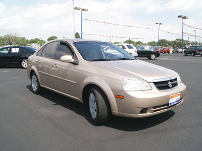 suzuki forenza 2007 champagne beige sedan gasoline 4 cylinders front wheel drive automatic 80911