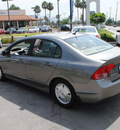 honda civic 2008 gray sedan hybrid hybrid 4 cylinders front wheel drive automatic 91010