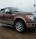 ford f 150 2012 brown king ranch gasoline 6 cylinders 2 wheel drive automatic 77505