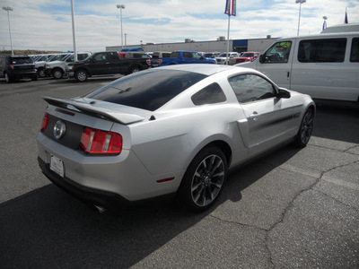 ford mustang 2012 silver coupe gt gasoline 8 cylinders rear wheel drive automatic 79925